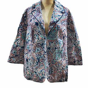 Bedford Fair Blazer Style Jacket Size 2X Like New